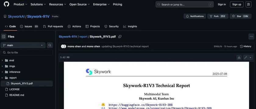 OpenAIもAnthropicも超えた！Skywork AIの新マルチモーダルAI「R1V 3.0」がオープンソース化