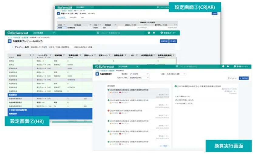 在外子会社の外貨換算機能