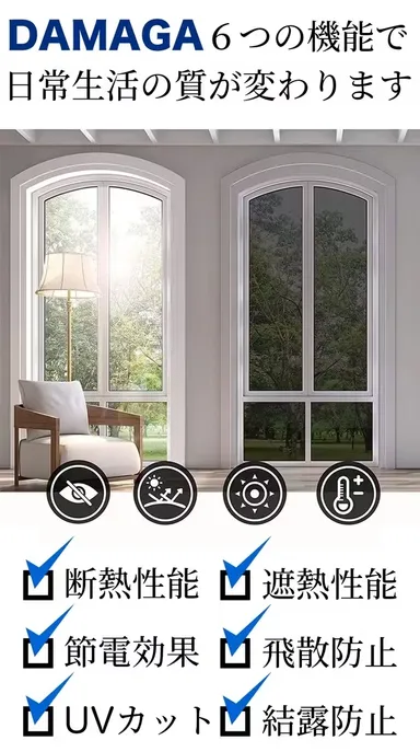 キャプテンDAMAGAシート６つの特徴