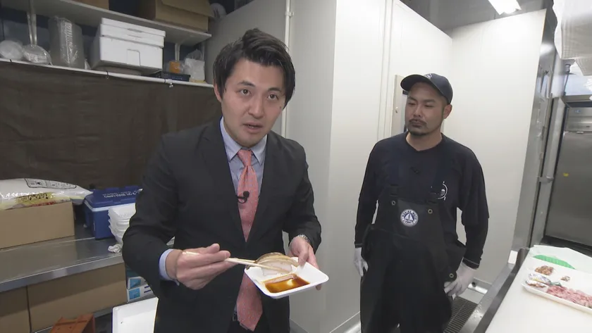 寿司ネタ企画のロケ風景1