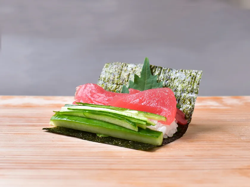 グルメ!上鉄火胡瓜パリパリ巻き