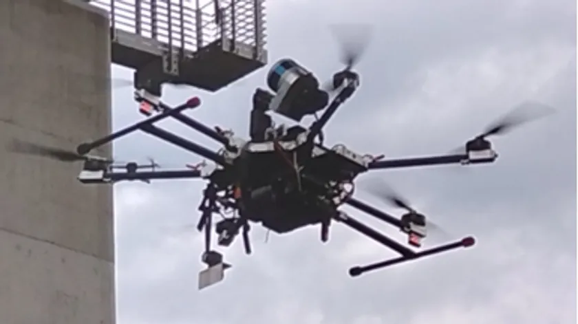 3D点群測量用ドローン