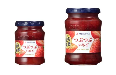 果実実感　つぶつぶいちごジャム150g、320g