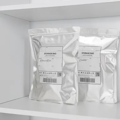 自立して保管可能な保存袋