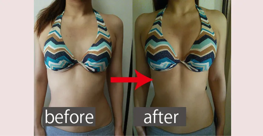 2週間でサイズアップ