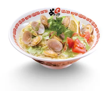 しそジェノベーゼのアサリ塩ラーメン