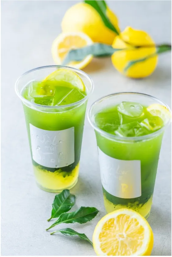 お濃茶ソーダでしゅわっと爽やかに!