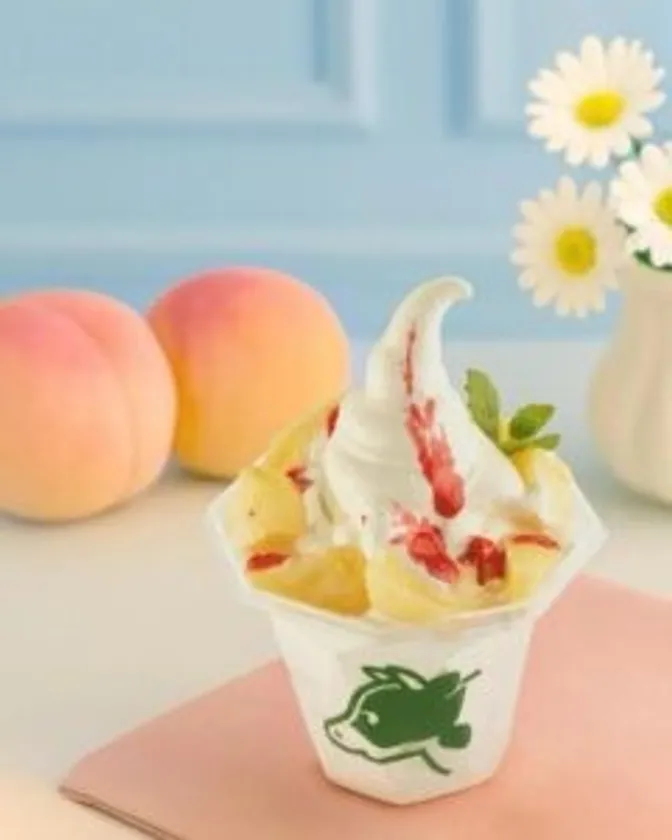 桃ゴロゴロパフェ