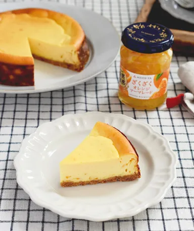 オレンジマーマレードチーズケーキ