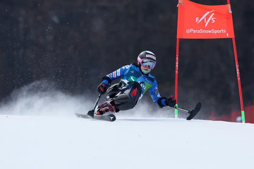 村岡 桃佳選手 競技シーン