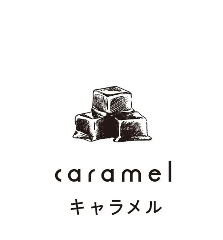 キャラメルロゴ