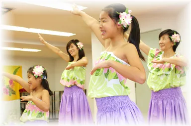 親子でレッスン風景