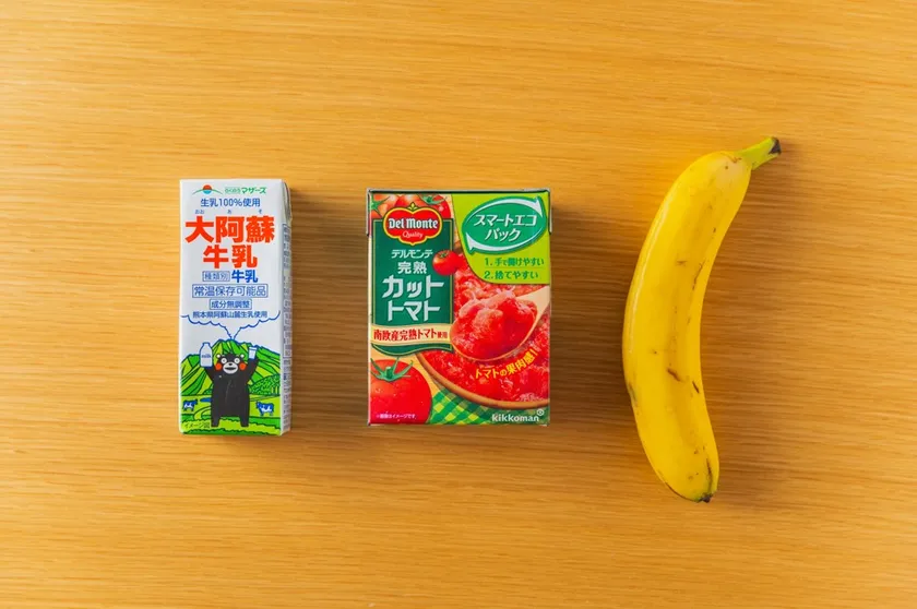 トマトバナナジュースの材料