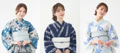 青系ゆかた