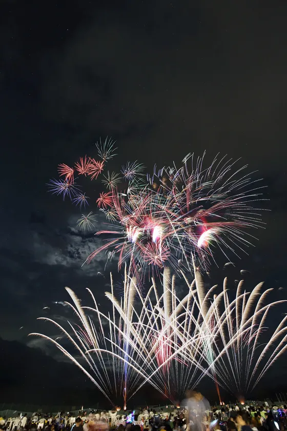 いなわしろ花火大会の様子その1