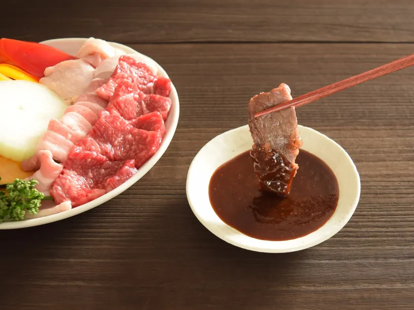 赤獅子たれ味噌味 使用例