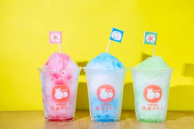 食堂のかき氷 各500円