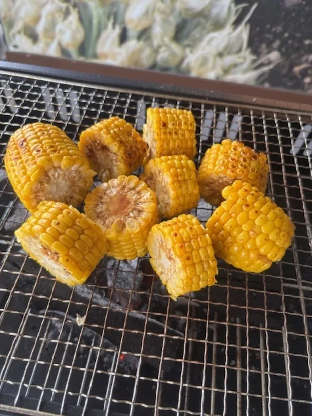 焼きとうもろこしも