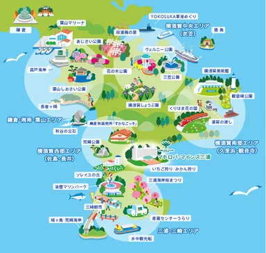 三浦半島観光MAP