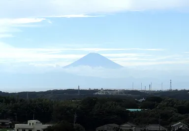 富士山が見えます