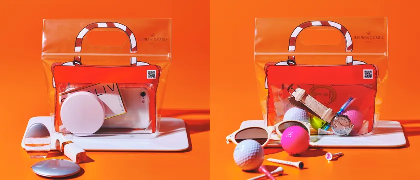 コスメやゴルフ用品などの小物入れ、ミニ財布など二次利用も可能