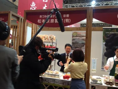 FOODEX美食女子 取材風景