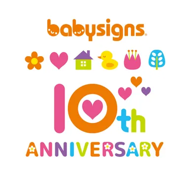 ベビーサイン協会10周年ロゴ