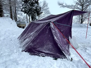 雪中キャンプ。Color：パープル