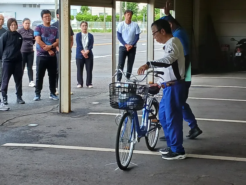 鹿児島県交通安全協会指導員による実技研修