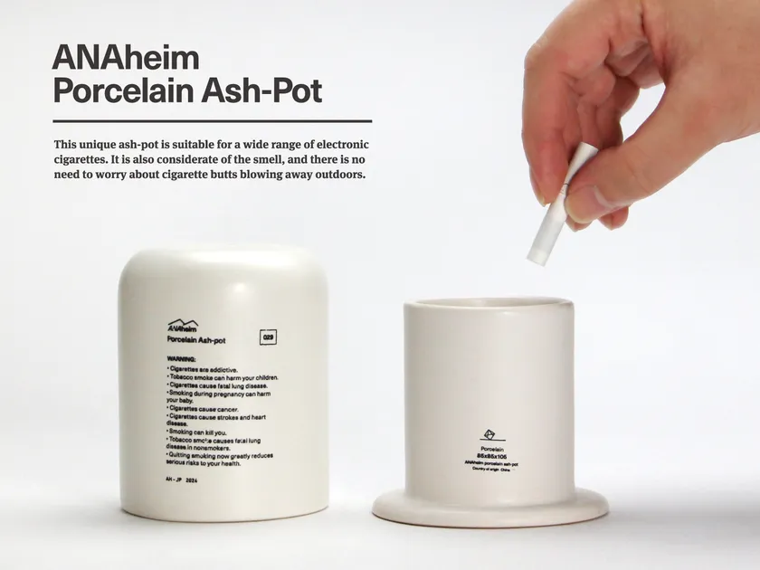 ANAheim Porcelain Ash-Pot