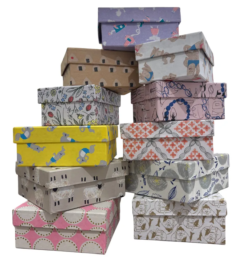 めぐり箱は、20種類以上の中からお好きな柄をお選び頂けます