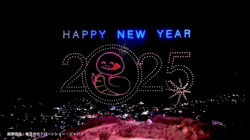 ドローンショー画像