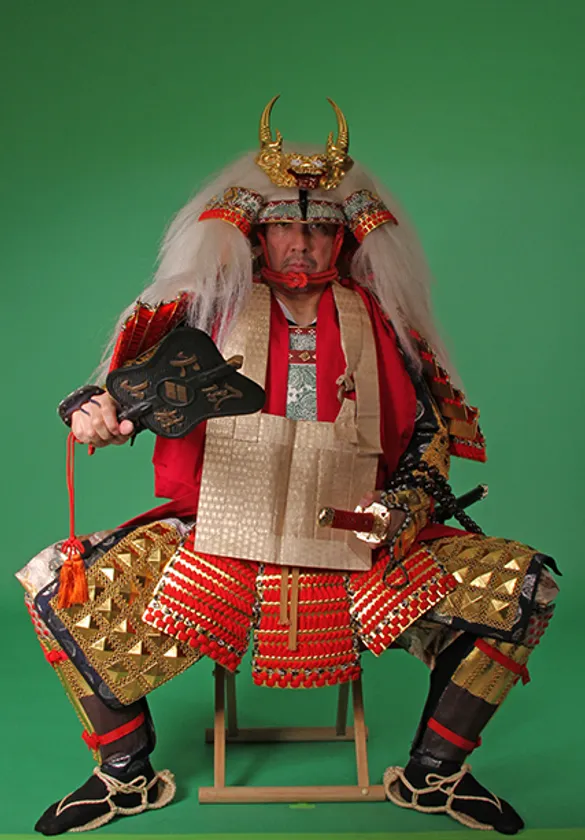 軍配や具足羽織も用意(信玄)