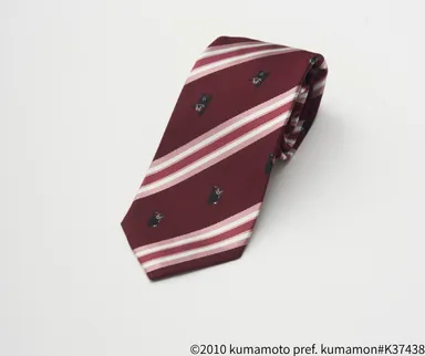 シンプルなストライプにくまモン