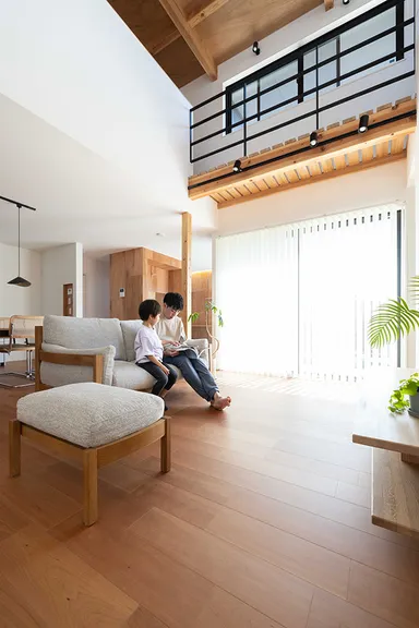 リビングとつながるプライベート屋外空間03