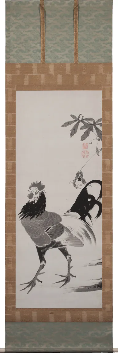 伊藤若冲 「鶏図」