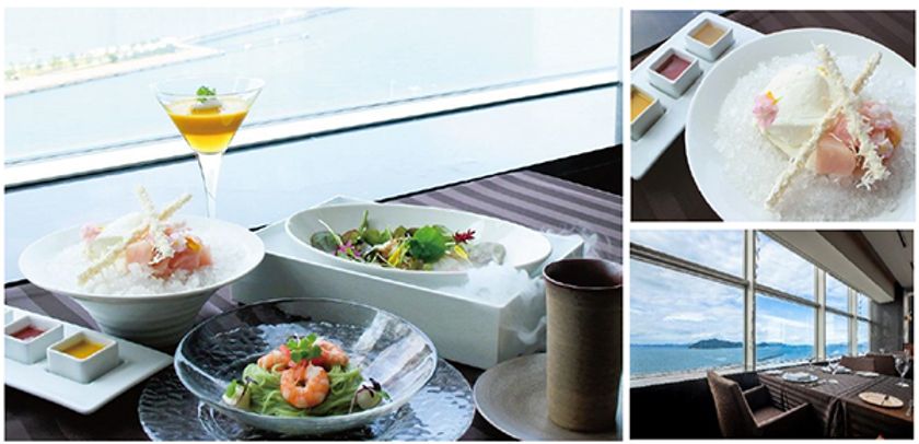 猛暑を忘れさせる美食の新提案！
冷製仕立ての“涼やかフレンチ”
「SUZUSHI（涼し）～冷やしコースはじめました～」
登場
8月1日（金）より レストラン「フィオーレ」にて