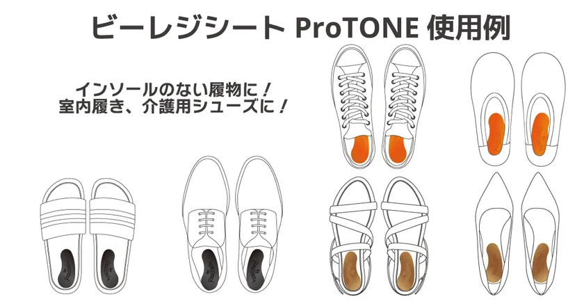 ビーレジシートProTONE使用例