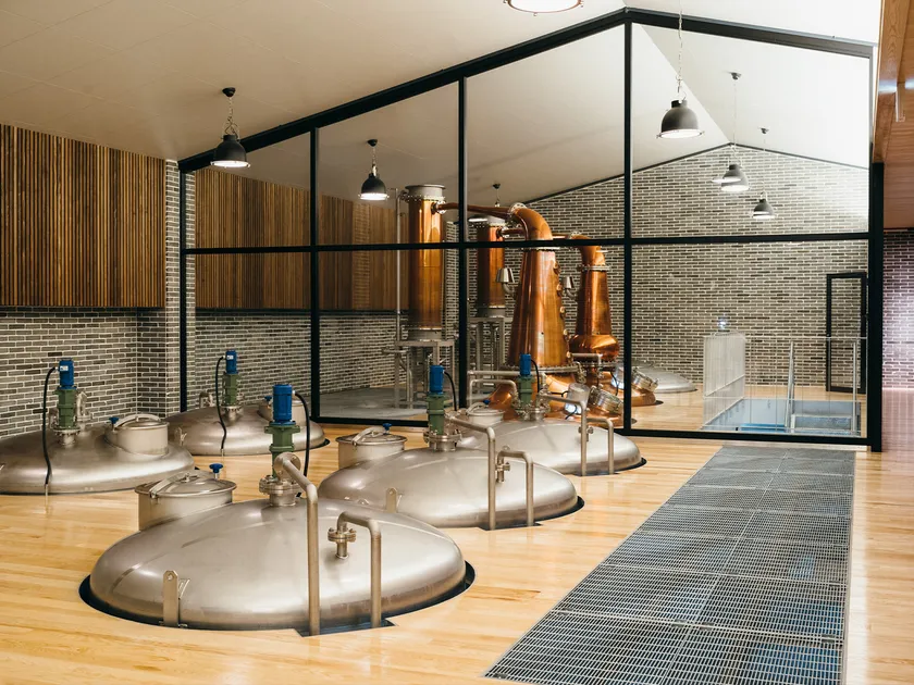 御岳蒸留所の蒸留釜