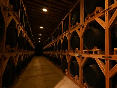 御岳蒸留所貯蔵庫