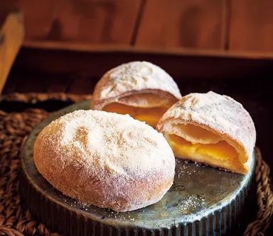 【いまいパン】「カスタード塩きな粉餅揚げパン」