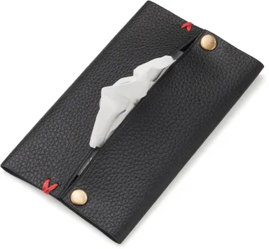 縫製のレッドがアクセント