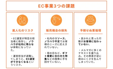 EC事業3つの課題