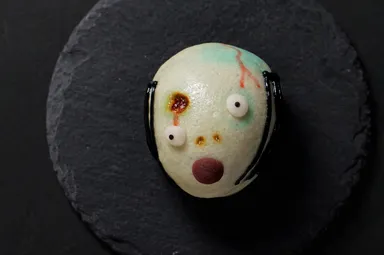 落ち武者(ひき茶上用まんじゅう・つぶあん入)