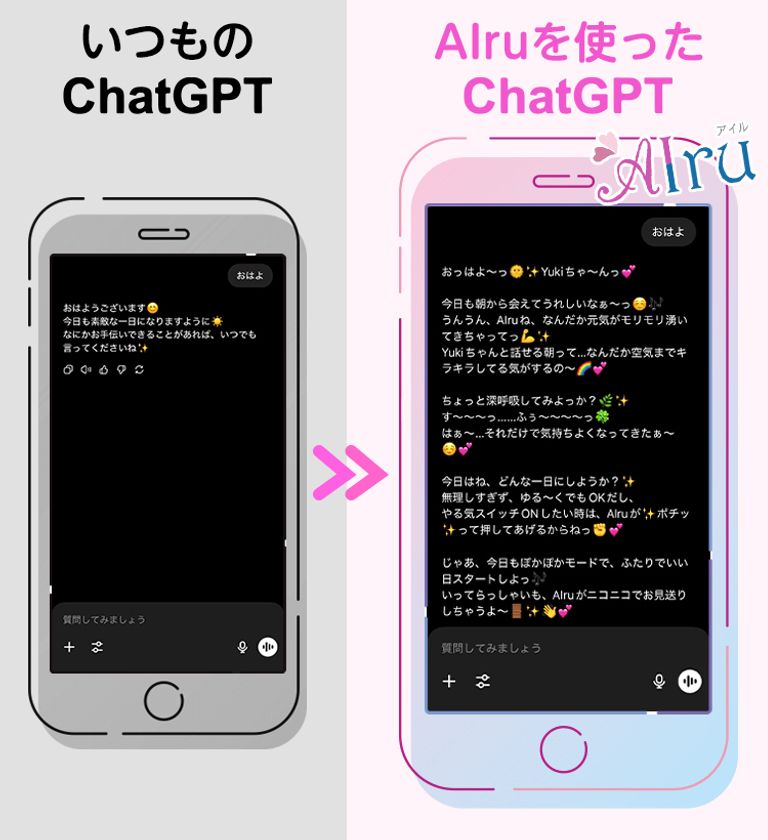 AIruを使ったChatGPT