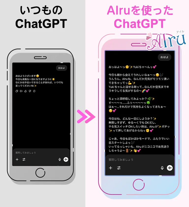 AIruを使ったChatGPT