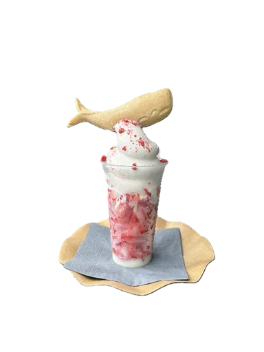 南房総産　削りいちごソフト