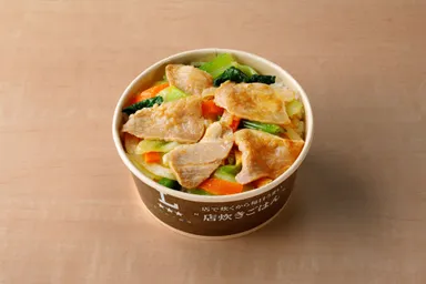 【まちかど厨房】ピリ辛とり野菜みそ使用！豚野菜丼