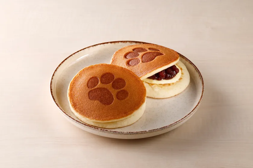 秋田犬の肉球パンケーキあんマーガリン＆男鹿の塩　(2個入)