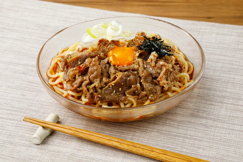 為セバ成ル。監修　がつんと冷し牛肉ぶっかけ麺